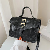 Stone Grain Shoulder Bag for Women, Adjustable Strap, All-Match Party Bag