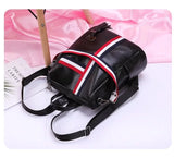 Large Capacity Ladies Backpack European American Ribbon Backpack