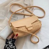 One-Shoulder Small Square Bag with Chain Messenger Strap