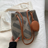 Plaid Retro One-Shoulder Bag