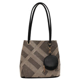 Plaid Retro One-Shoulder Bag