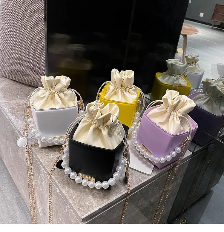 Crystal Women's Bags - Purple, Yellow, Grey