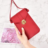 Women's Transparent Touchscreen Shoulder Messenger Bag