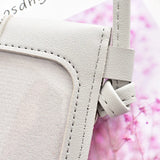 Women's Transparent Touchscreen Shoulder Messenger Bag