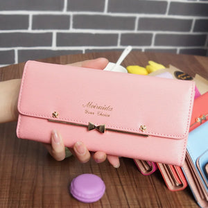 Women's Bow Schoolgirl Purse Wallet