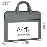 Large Capacity Canvas Document Bag