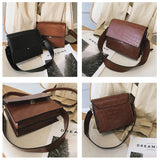 Small Square Shoulder Messenger Bag for Women