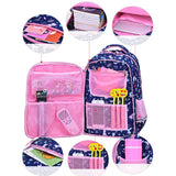 Flower Cartoon School Bags for Girls Children Orthopedics Backpack