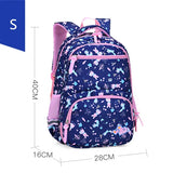 Flower Cartoon School Bags for Girls Children Orthopedics Backpack