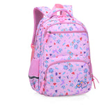 Flower Cartoon School Bags for Girls Children Orthopedics Backpack