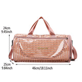 Women's Swimming Bag with Wet/Dry Separation, Shoe Compartment