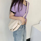 Large-Capacity Dumpling Bag Shoulder Messenger Bag