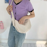 Large-Capacity Dumpling Bag Shoulder Messenger Bag