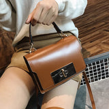Retro Small Square Bag Lady Handbag Women Shoulder Messenger Mini Bag