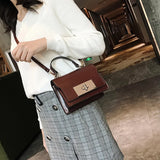Retro Small Square Bag Lady Handbag Women Shoulder Messenger Mini Bag