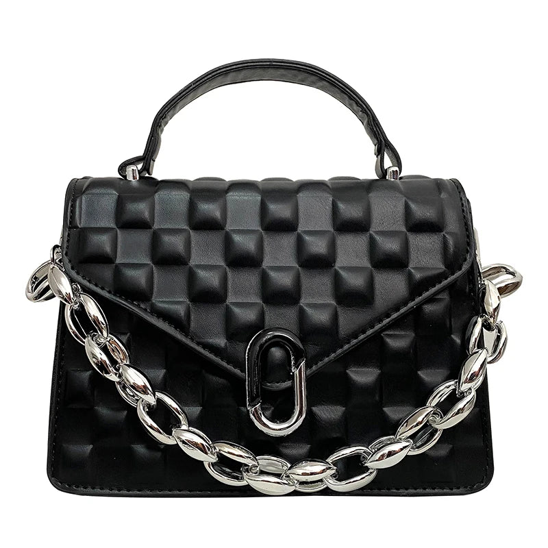 Women's PU Leather Crossbody Bag, Fashionable Shoulder Handbag