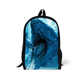 3D Dinosaurs Print Boys Shoulder Backpack Bag Teenagers Schoolbags
