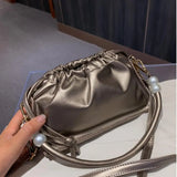 Cloud-Shaped Small Cross Body Bag Pink