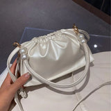 Cloud-Shaped Small Cross Body Bag Pink