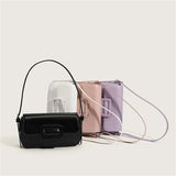 2021 Retro PU Leather Shoulder Bag Women Messenger Handbag