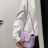 2021 Retro PU Leather Shoulder Bag Women Messenger Handbag