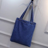 2021 Ladies Large Denim Tote Bag Shoulder Crossbody Purse