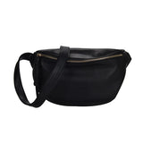 Women Waist Bag Fanny Pack Large Capacity Crossbody Chest Bags PU Leather B
