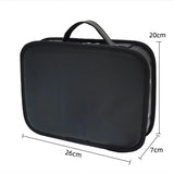 2021PU Leather Hairdresser Scissors Bag Large Capacity Travel Barber Case