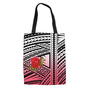2021 Tonga Art Canvas Bag For Girls Shopping Handbags Polynesian Portable Bag