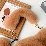 2021 Plush Heart-Shaped Bag Love Bag Heart Shaped Plush Hair Band