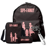 Anime Spy X Family Backpack Set for Students Boys Girls Schoolbag
