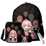 Anime Spy X Family Backpack Set for Students Boys Girls Schoolbag