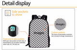 African Girls Backpack 3D Printed School Bags for Students