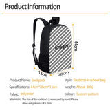 African Girls Backpack 3D Printed School Bags for Students