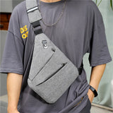 Anti-theft Men Chest Bag Waterproof Chest Pack Travel Personal Pocket
