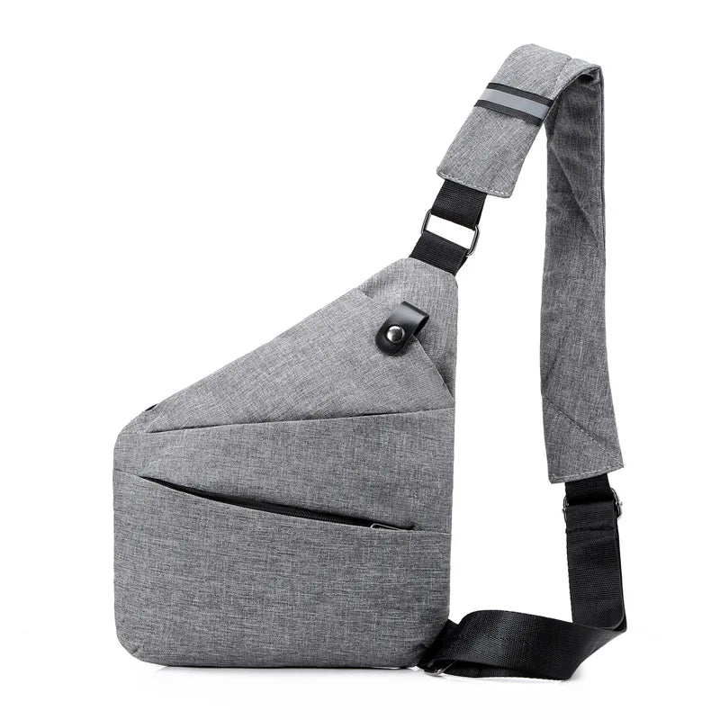 Anti-theft Men Chest Bag Waterproof Chest Pack Travel Personal Pocket