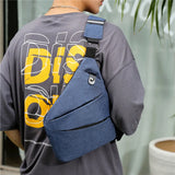 Anti-theft Men Chest Bag Waterproof Chest Pack Travel Personal Pocket