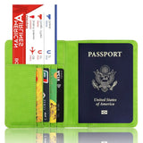 Australia Travel RFID Blocking PU Leather Passport Holder