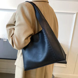 Autumn Winter Women's Bags Texture Large-Capacity Shoulder Tote Bag