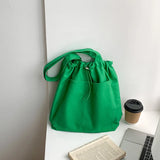 Casual Canvas Women's Shoulder Bag Blue