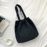 Casual Canvas Women's Shoulder Bag Blue