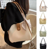 Autumn PU Leather Shoulder Bag for Women Large Capacity Tote Bags