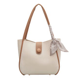 Autumn PU Leather Shoulder Bag for Women Large Capacity Tote Bags