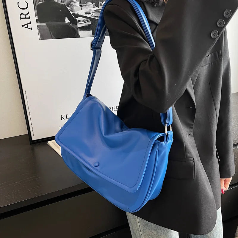 Autumn Women Shoulder Bag Vintage Flap Handbags Female Large Capacity Crossbody
