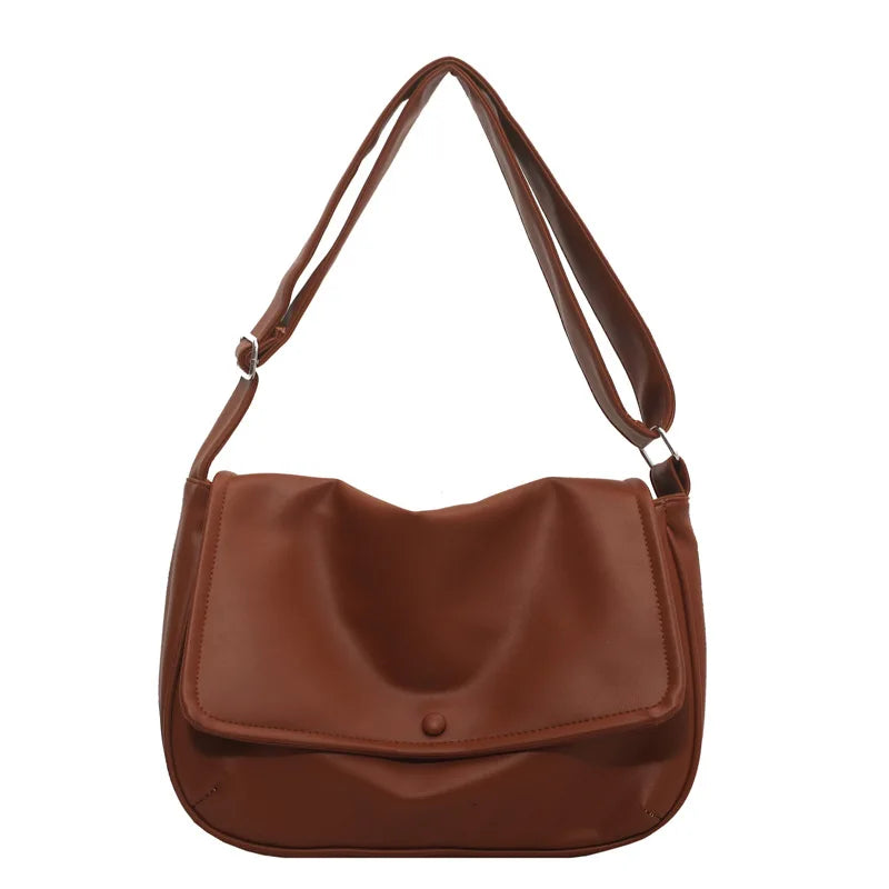Autumn Women Shoulder Bag Vintage Flap Handbags Female Large Capacity Crossbody