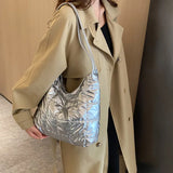 Large Capacity Women's Down Shoulder Bags Casual Tote Bag