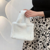 Autumn/Winter Women's High Fur Plush Tote Bag