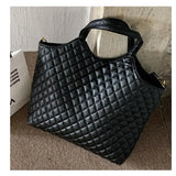 Autumn/Winter High Capacity Rhombic Tote Bag Female Large Bag