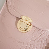 Crocodile Pattern Lock Female Bag - Autumn/Winter Version