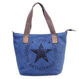 Vintage Canvas Shoulder Bag Women Travel Tote Multifunctional Bolsos